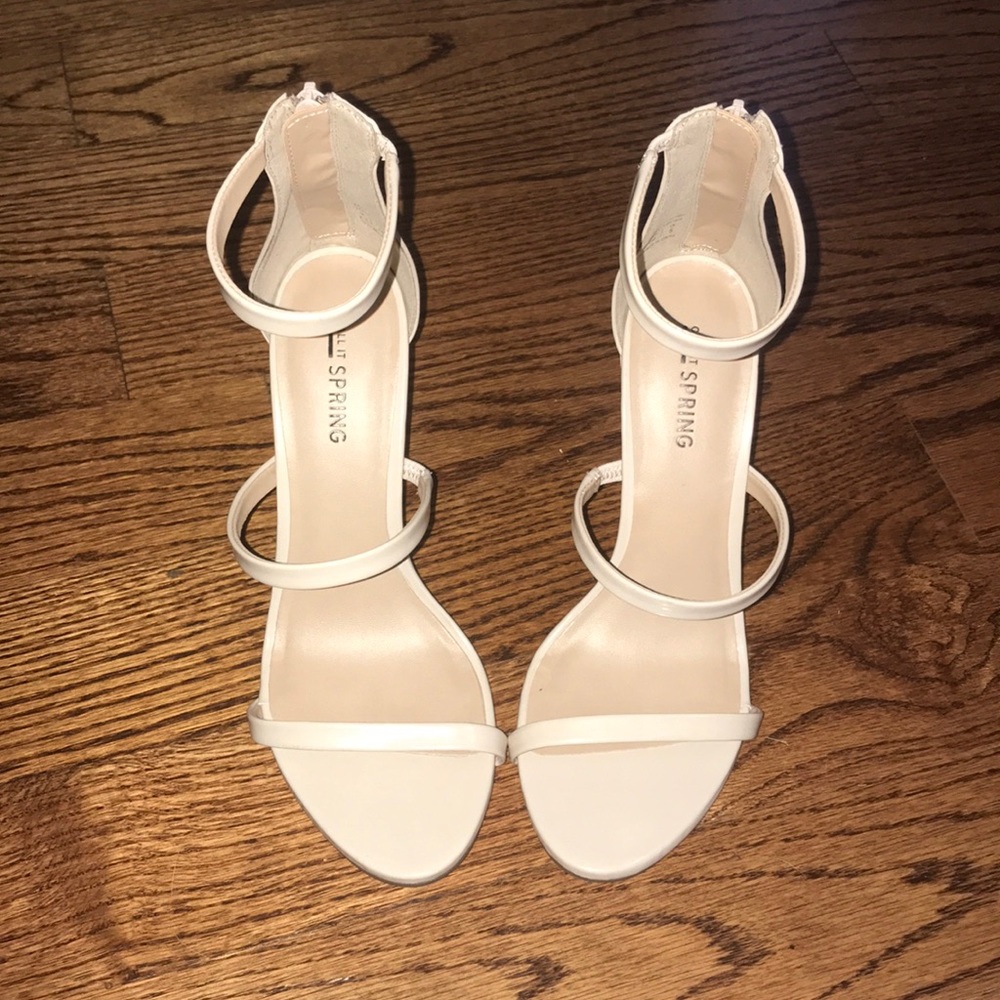 Call It Spring Astoelian Stiletto Heel Sandals - Nude 7.5 - Picture 6 of 6